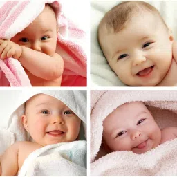 Set of 4 Cute Baby Combo Posters | Smiling Baby Poster | Poster for Pregnant Women | HD Baby Wall Poster for Room decor (12x18-Inch, 300GSM Thick Paper, Gloss Laminated) Paper Print-image-28