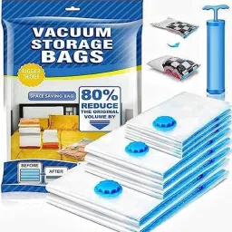 Space Saver Vacuum Storage Bags Save 80% Clothes Storage,Vacuum Storage Bags-6 High Volume Storage Vacuum Bags, Travel Storage Vacuum Bags-image-46