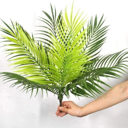 Artificial Plant 9 Leaves | without Pot | Natural Looking Indoor Plant Bonsai Artificial Plant-27