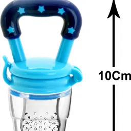 mastela Fruit/Food Feeder/Pacifier/Nibbler with Silicon Mesh in Box Packing (Pink & Blue, Pack of 2) Teether and Feeder image 3