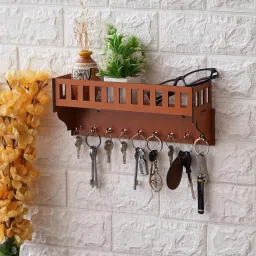 Premium Wooden Key Chain Wall Hanging Wood Key Holder-image-51