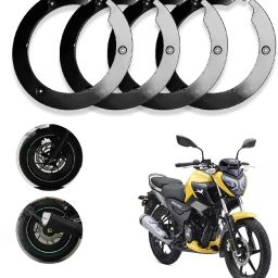 Bike Wheel Cover 17 Inch For Tvs Raider 125 Black Pack of 4 Pc Wheel Cover For NA NA-image-37