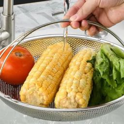 All-In-One Pan Steamer Basket, Premium Stainless Steel Construction Stainless Steel Fruit & Vegetable Basket-10