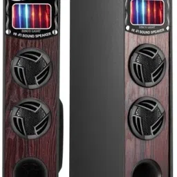 Qcluellu 38 =FG TOWER SPEAKER DJ Sound Stereo bass Built-in FM 80 W Bluetooth Tower Speaker-29