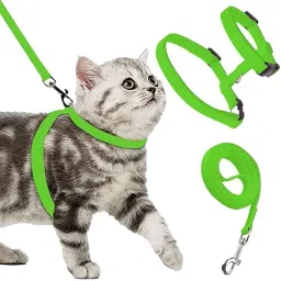 Cat Harness Full Body With Leash Set - For Walking | Escape Proof Cat Buckle Harness-image-48