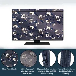 Delideal Padded Cover, Dust Cover, etc. for 49 inch Computer Monitor, TV, LCD Monitor, etc. - LEDTVDD22_49IN-image-97