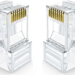 Techy-tech 100 Pcs RJ45 Connector UTP Network Plug for Cat 6 Cat5e Cable Network Interface Card-39