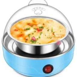 New Collection Stainless Steel Egg Cooker, momos steamer, Egg Boiler, Egg Poacher Electric, Egg Steamer, Egg Boiler Electric for Steaming, Cooking, 7 Boiling and Frying Egg Boiler Multi-function Electric Egg Cooker Boiler for easy boil and steam in home XCEGG-100 Egg Cooker-image-5