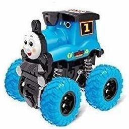 Friction Powered Thomas Train Pull Alog Toy with Big Wheels 360 Degree Stunt car-10