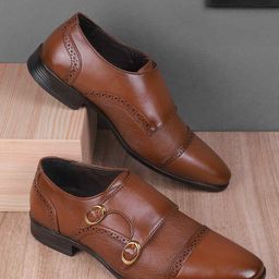 Metro Men Synthetic Formal Monk Shoe-image-69