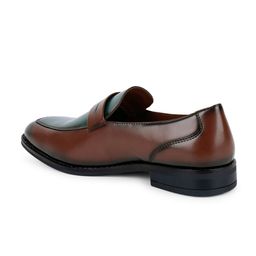 LOUIS STITCH Men's Leatherette Dual Tone Shade Moccasin Shoes image 3