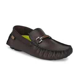 Hitz Men Textured Leather Driving Shoes-picture-14