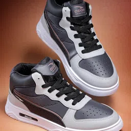 ASIAN Men Colourblocked Lace Up Sneakers-24