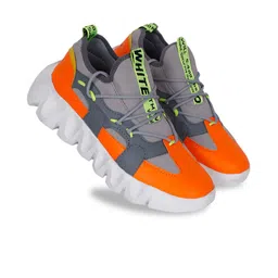WIN9 Men Orange Mesh Walking Non-Marking Shoes-picture-36