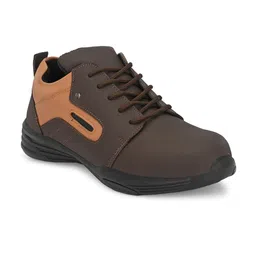 Eego Italy Men Leather Trekking Non-Marking Shoes-picture-23