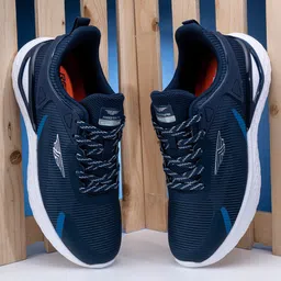 Red Tape Men Navy Blue Textile Walking Shoes-17