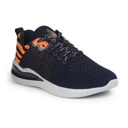 Liberty Men Blue Mesh Running Non-Marking Shoes-picture-16