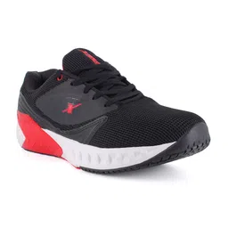 Sparx Men Black Mesh Running Non-Marking Shoes-image-86