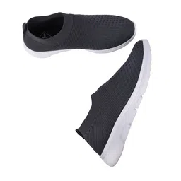 TPENT Men Grey Mesh Running Non-Marking Shoes-picture-43