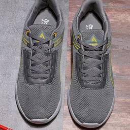 Action Men Mesh Running Non-Marking Sports Shoes-image-8