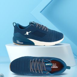 Sparx Men Teal Blue Mesh Running Shoes-18