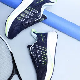 ABROS Men Textured Running Shoes-20