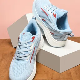 ABROS Men Mesh Marking Running Shoes ASSG1389-ICE BLUE/OFFWHITE-46