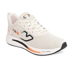 Campus Men Off White Mesh marking Running Shoes-picture-16