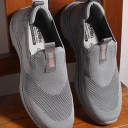 Action Men Lace Up Mesh Running Shoes-picture-5