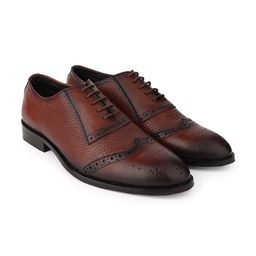LA BOTTE  Men Textured Leather Formal Brogues-image-69