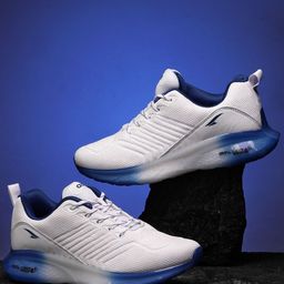 ASIAN Men White Mesh Running Non-Marking Shoes-picture-13