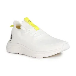U S Polo Assn Men Off White Textile Walking Shoes-47