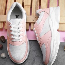 The Roadster Lifestyle Co. Women Lace-Up Lightweight Walking Sports Shoes-image-3