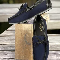 SHOZANIA Men Round Toe Leather Boat Shoes-10