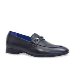 Egle Men Leather Textured Low-Top Formal Loafers-image-49