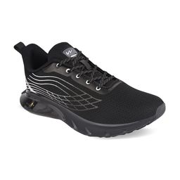 Campus Men Black Mesh Running Shoes-picture-18