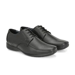 Azzaro Black Men Formal Derbys Shoes-image-99