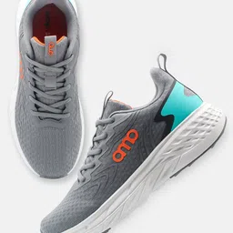 AMP Men Training or Gym Lace-Up Memory Foam Shoes-picture-40