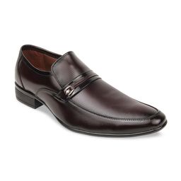 Regal Men Brown Leather Formal Loafers-image-52
