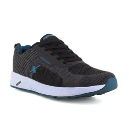 Sparx Men Black Mesh Running Non-Marking Shoes image 2