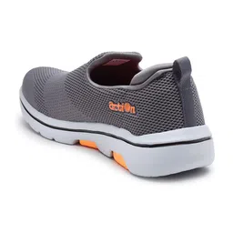 Action Men Grey Mesh Running Non-Marking Slip-On Shoes image 4