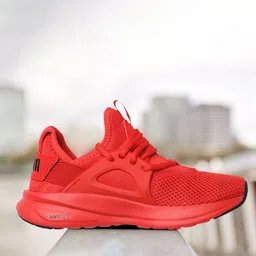 Puma Unisex Red Softride Enzo Evo Running Shoes image 4