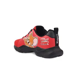 Campus Kids Red Tom & Jerry Printed Mesh Running Marking Shoes image 2