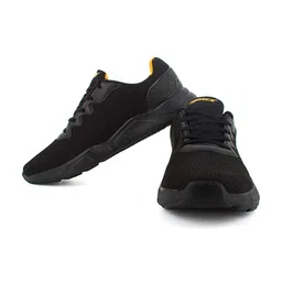 Sparx Men Black Mesh Running Non-Marking Shoes image 4