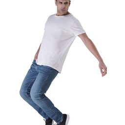 TPENT Men White Mesh Running Shoes image 5