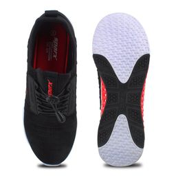 Sparx Men Black Mesh Running Non-Marking Shoes image 5