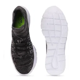 FAUSTO Men Grey Running Non-Marking Shoes image 5