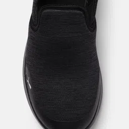 Puma Men Charcoal Grey Melange Turf Slip-On Regular Running Shoes image 3