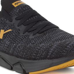 Sparx Men Black Mesh Running Non-Marking Shoes image 4