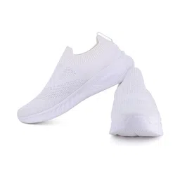 Sparx Men White Mesh Running Non-Marking Shoes image 4